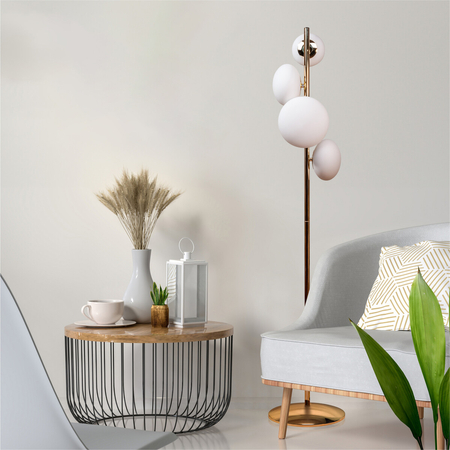 Lampa podłogowa Zuma Line 1177 OMI LAMPA PODŁOGOWA ZŁOTY