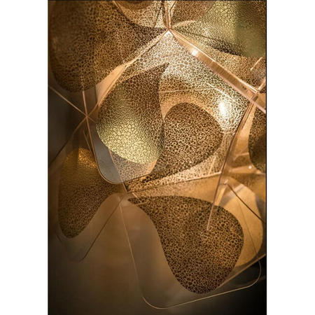 Lampa stołowa Slamp CLIZIA - MAMA NON MAMA GOLD - DARK BASE CLIT000GNM000BDBLBEU złoty