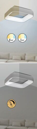 Lampa sufitowa Rabalux Adeline 3926 popielaty