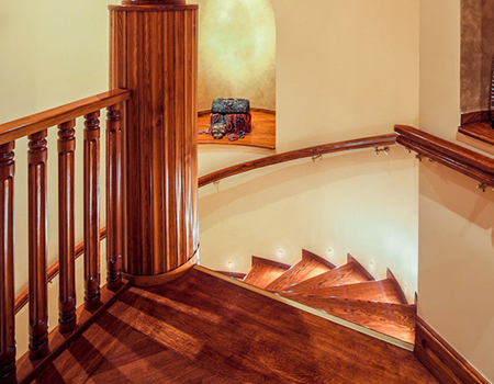 Oprawa schodowa led Skoff Salsa Mini Stick Mosiądz Biała ciepła IP20