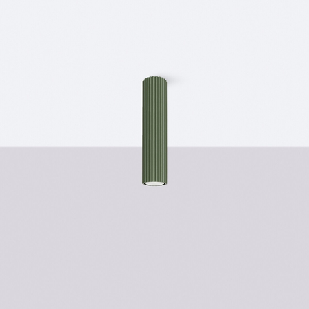 Sollux Lighting Plafon KARBON 30 zielony oliwkowy SL.1608