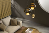 Lampa wisząca Fabbian D57A5341 Beluga Royal Ø30 Bronzo-LED