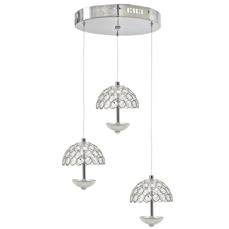 Milagro LAMPA WISZĄCA VENUS 3x5W LED ML316 CHROM