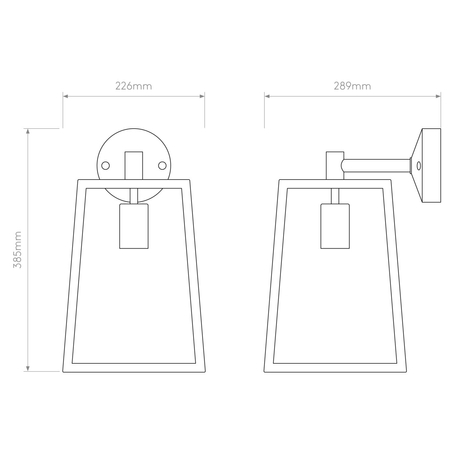 Kinkiet zewnętrzny Astro Calvi Wall 305 1306011 Czarny z Teksturą
