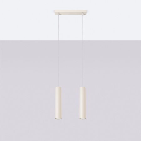 Sollux Lighting Lampa wisząca LAGOS 2 beżowa SL.1480
