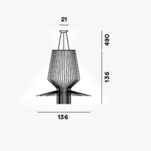 Lampa wisząca Foscarini 1690073-71 Allegro Assai