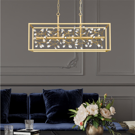 Lampa wisząca Zuma Line P0578-06C-V7V7 SPRING LAMPA WISZĄCA ZŁOTA/GOLD