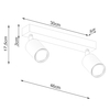 Sollux Lighting Plafon VERDO 2 biały SL.1286