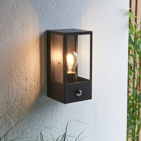 Kinkiet zewnętrzny Endon Lighting Oxford PIR 94995 czarny