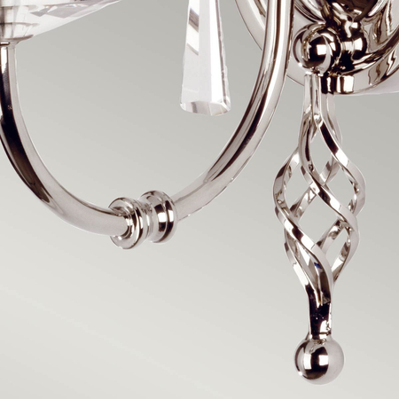 Kinkiet Elstead Lighting Aegean szary AG1-POL-NICKEL