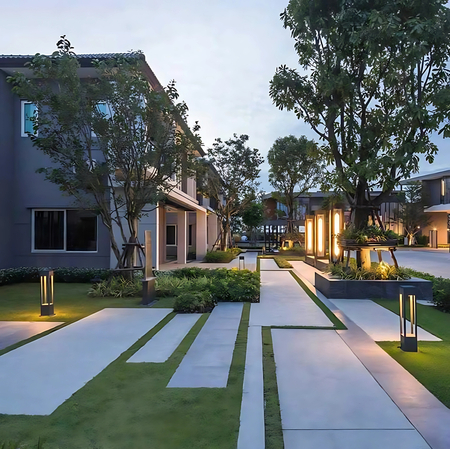 Lampa ogrodowa Abigali Qube 7W 40cm