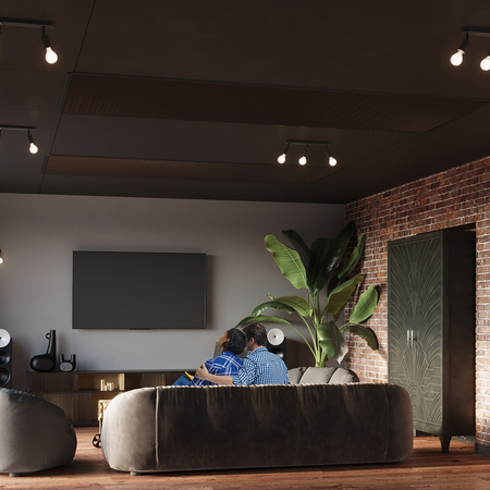 Sollux Lighting Plafon FORNES 2 czarny SL.1121