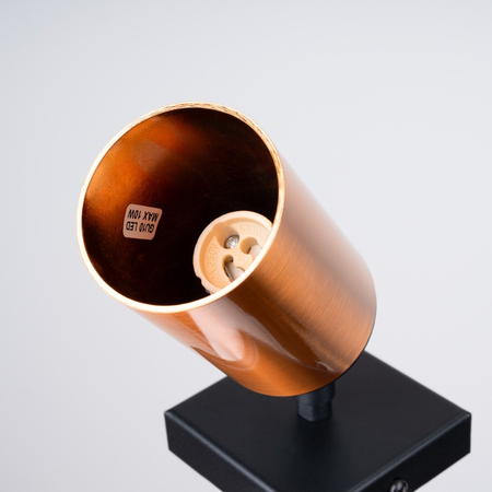 Sollux Lighting Kinkiet WINX czarny/miedź SL.1374