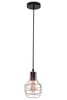 Lampa wisząca CARRON 1 COPPER Azzardo AZ1659 miedziany