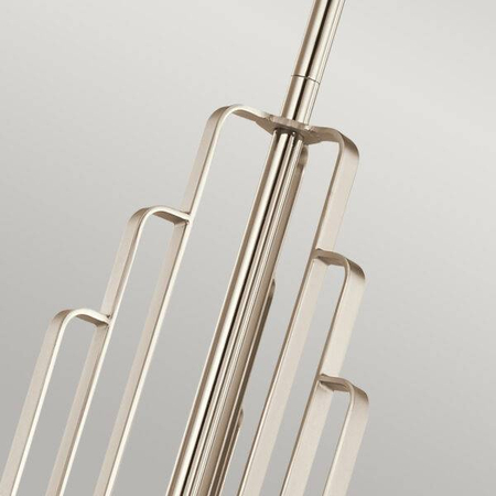 Żyrandol Kimrose - 6 źródeł światła - Polerowany nikiel Quintiesse QN-KIMROSE6-PN