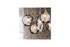 Lampa wisząca Azzardo AZ0722 Amber Milano chrome