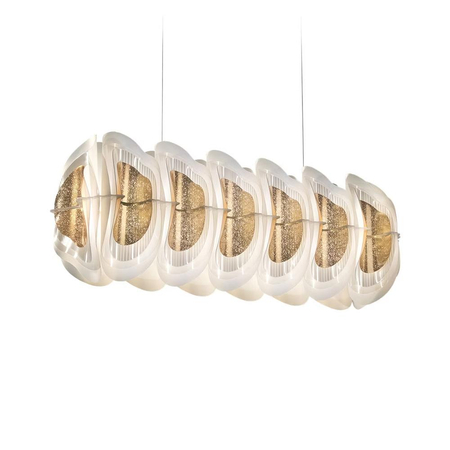 Lampa wisząca Slamp FIORDLYS - GOLD LINEAR FRDSXXLGLD01T00LINEU złoty