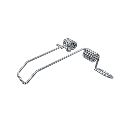 Eko-Light PROFIL ALUMINIOWY SREBRNY TYP K 2m + KLOSZ MLECZNY, SPRĘŻYNA MONTAŻOWA EKPR7559