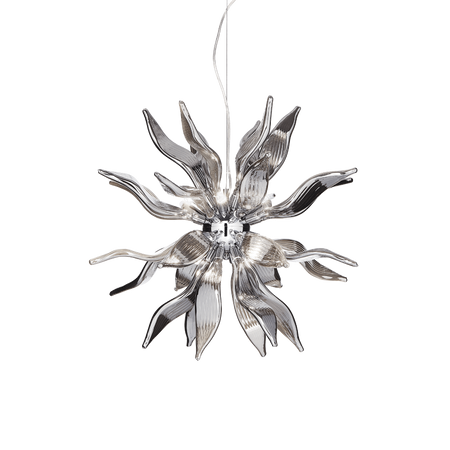 Lampa wisząca IdealLux 111940 Leaves SP8 Fume