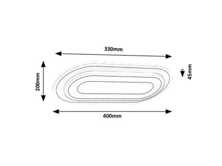 Lampa sufitowa Rabalux Prue 71110 biały