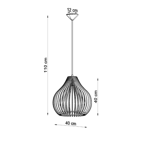 Sollux Lighting Lampa wisząca APRILLA SL.0639
