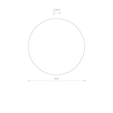 Kinkiet Nowodvorski RING TIMBER LED 11291 Ciemne drewno