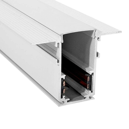 Szynoprzewód ALFA TRACK MAGNETIC52 1m GIPS1 + 2x END CAP WH Azzardo AZ5457 biały