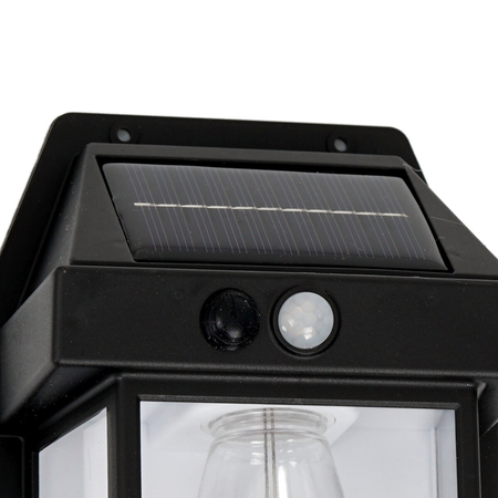 Eko-Light Kinkiet Solarny Filo 3000K EKO0726 CZARNY