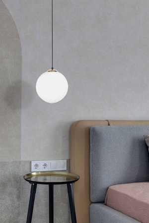 Lampa wisząca ISLA Kaja K-4912 biały/czarny