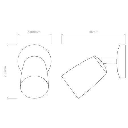 Kinkiet Astro Carlton Wall 1467004 Porcelana