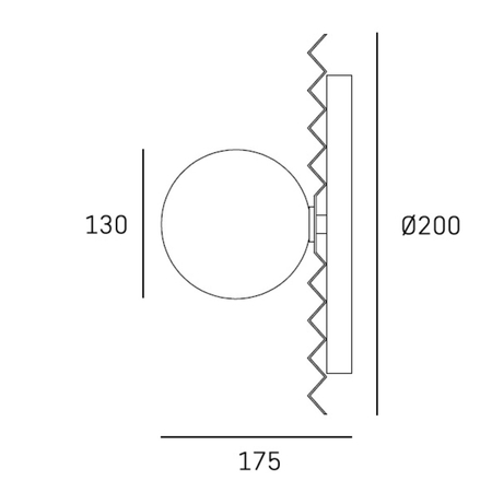 Cosmo Light Kinkiet MARBELLA W01401AU
