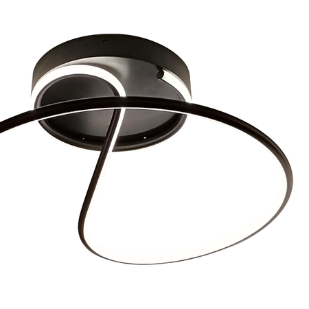 Milagro Lampa sufitowa DELTA 30W LED ML1174 CZARNY