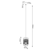 Sollux Lighting Lampa wisząca GIZUR 1 SL.1300