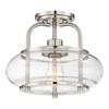 Lampa sufitowa Elstead Lighting Trilogy szary QZ-TRILOGY-SFS-BN