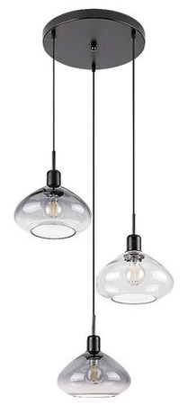 Lampa wisząca Rabalux Dvora 72023 czarny matowy
