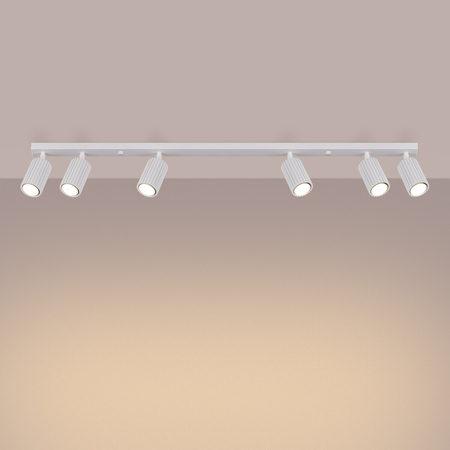 Sollux Lighting Plafon KARBON 6L biały SL.1547