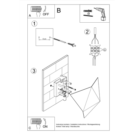 Sollux Lighting Kinkiet SOLIDO biały SL.0420