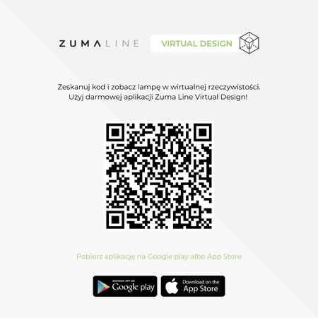 Lampa wisząca Zuma Line P0488-01B-U8AC Rock