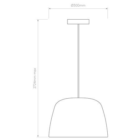 Lampa wisząca Astro Taiko Pendant 1456010 Matowy Biały