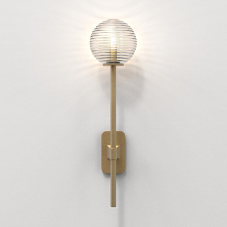 Kinkiet Astro Tacoma Single Grande 1429009 Antyczny Mosiądz