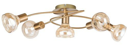 Lampa sufitowa Rabalux Holly 5552 złoto antyczne