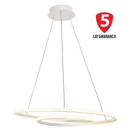 Lampa wisząca Italux MD17011011-1A WH Capita Biała
