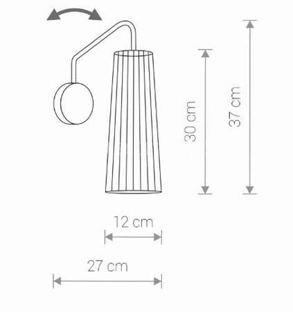 Kinkiet Nowodvorski Lighting 9261 Dover White I