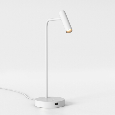 Lampa stołowa Astro Enna Desk USB C 1058212 Matowy Biały