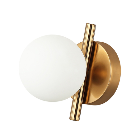 Kinkiet Italux Reverso WL-5622-1-BRO-W Mosiężny
