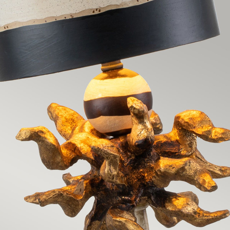 Lampa stołowa Elstead Lighting Dominique czarny/złoty FB-DOMINIQUE-TL