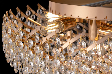 Żyrandol Maytoni DIA120-09-G Karolina - Złoto