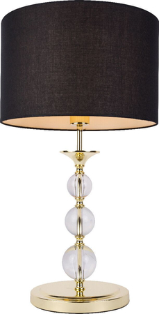 Lampa stołowa Zuma Line REA RLT93163-1GB czarny/złoty