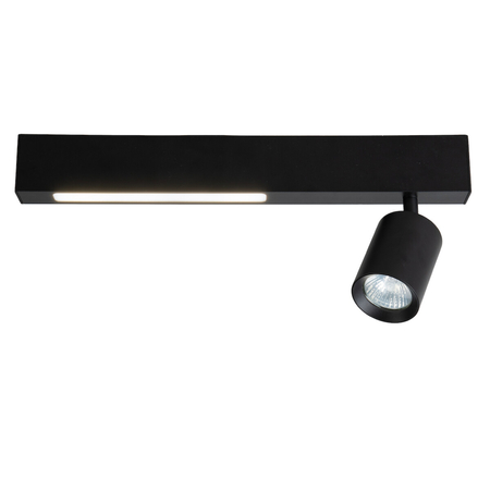 Milagro Lampa Sufitowa Magnet 5W+1xGU10 3000/4000K Czarny ML1130 BIAŁY