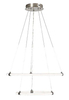 Lampa wisząca Rabalux Irelia 72009 chrom satyna